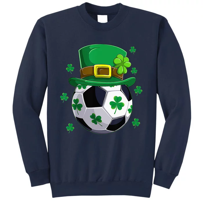 Soccer St Patricks Day Leprechaun Shamrock Sweatshirt