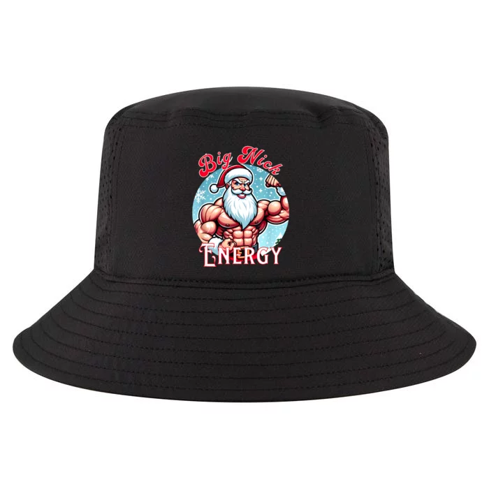 SantaS Swole Patrol: Big Nick Energy Fun Christmas Cool Comfort Performance Bucket Hat