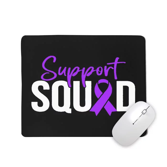 Support Squad Purple Warrior Domestic Violence Awareness Mousepad