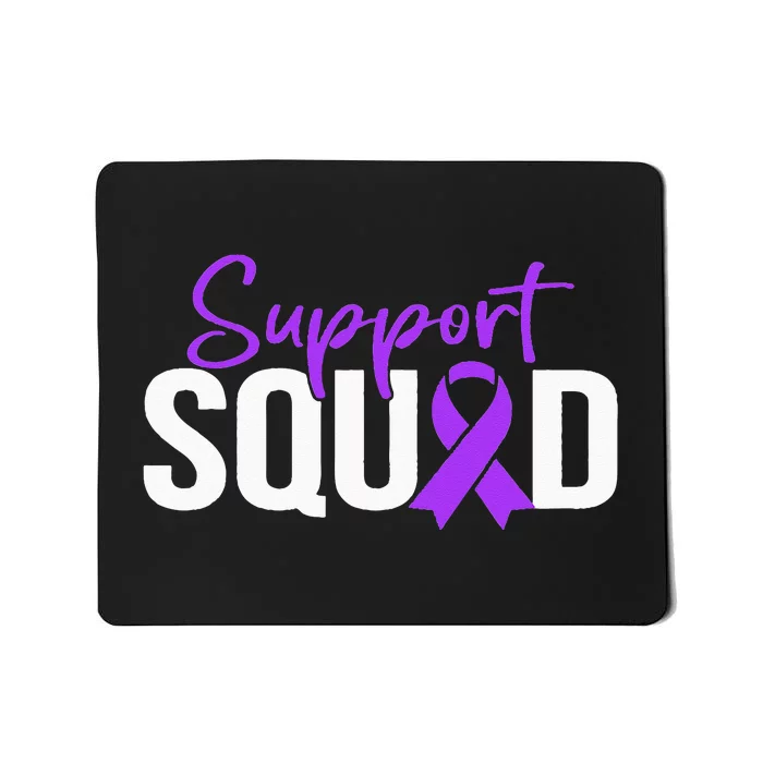 Support Squad Purple Warrior Domestic Violence Awareness Mousepad