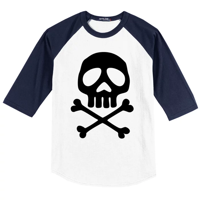 Skull Space Pirate Captain Party Halloween Day Of The Dead Cool Gift Baseball Sleeve Shirt