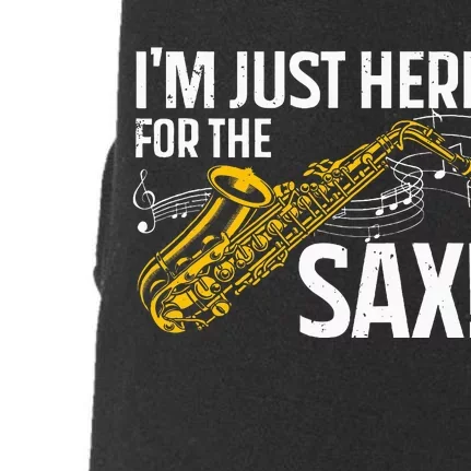 Saxophone Saxophone Player Jazz Doggie 3-End Fleece Hoodie