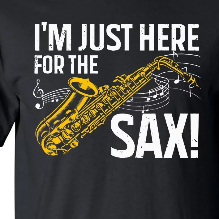 Saxophone Saxophone Player Jazz Tall T-Shirt