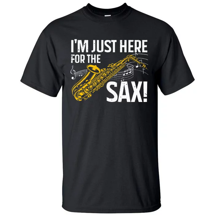 Saxophone Saxophone Player Jazz Tall T-Shirt