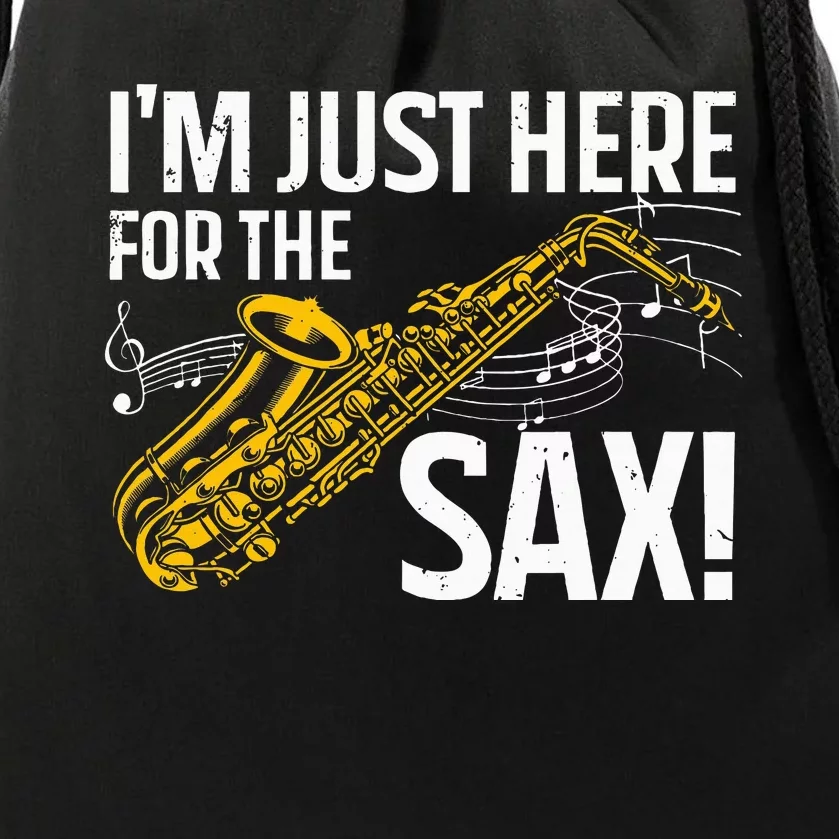 Saxophone Saxophone Player Jazz Drawstring Bag