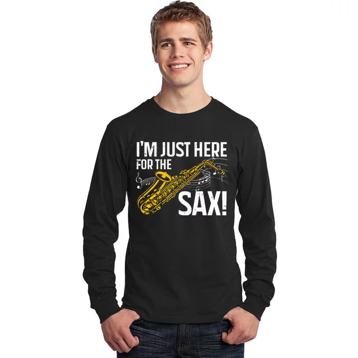 Saxophone Saxophone Player Jazz Tall Long Sleeve T-Shirt