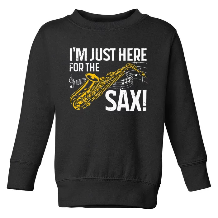 Saxophone Saxophone Player Jazz Toddler Sweatshirt