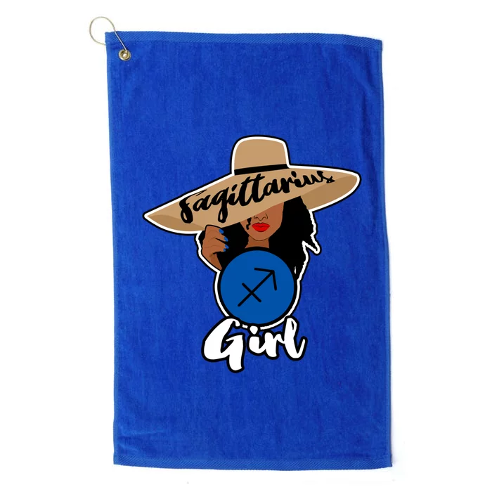 Sagittarius Sign Queen Happy Birthday November October Gift Platinum Collection Golf Towel