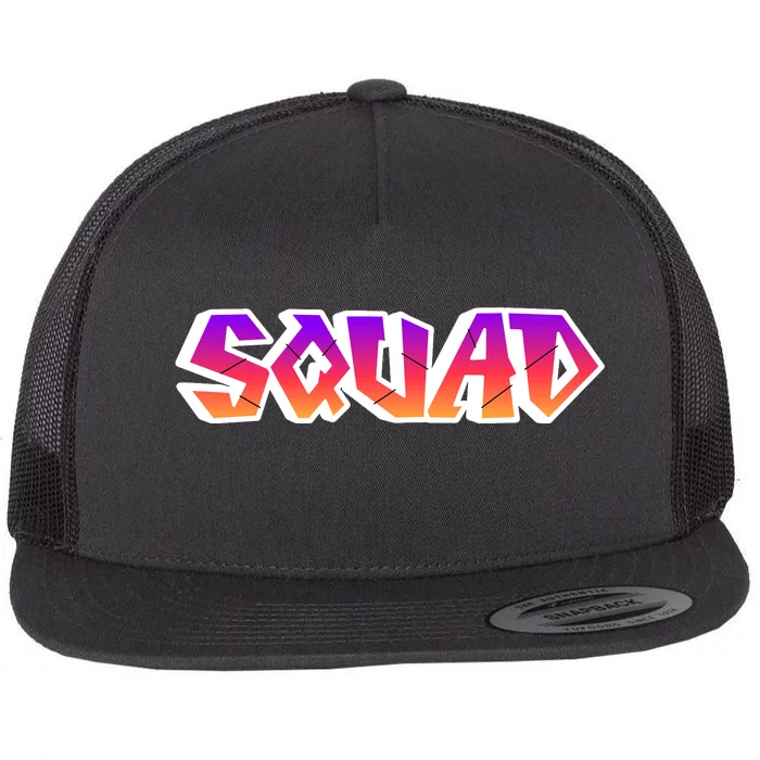 Squad Flat Bill Trucker Hat