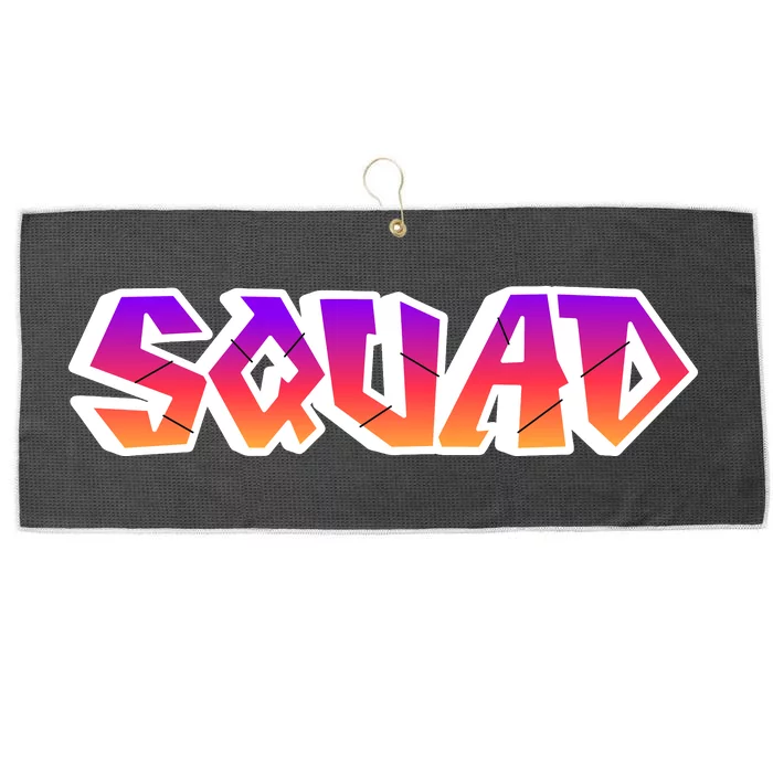 Squad Large Microfiber Waffle Golf Towel