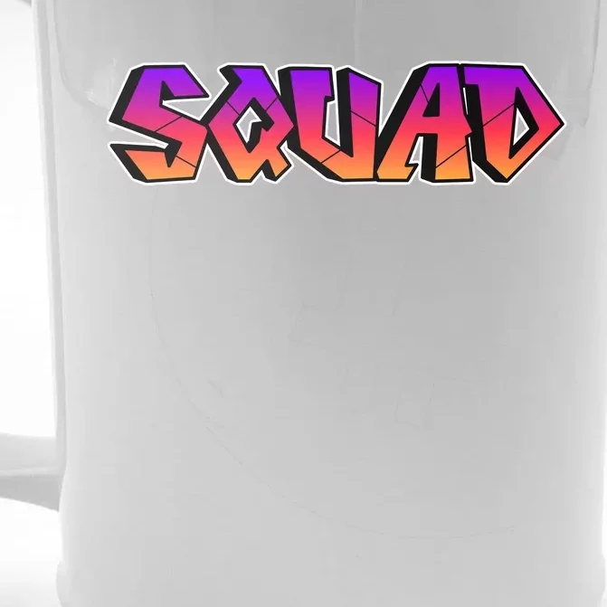 Squad Front & Back Beer Stein