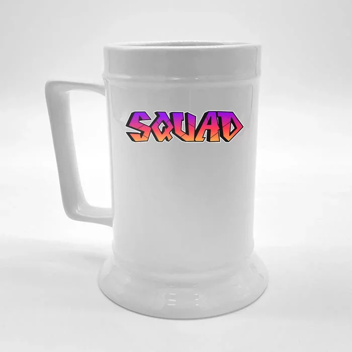 Squad Front & Back Beer Stein