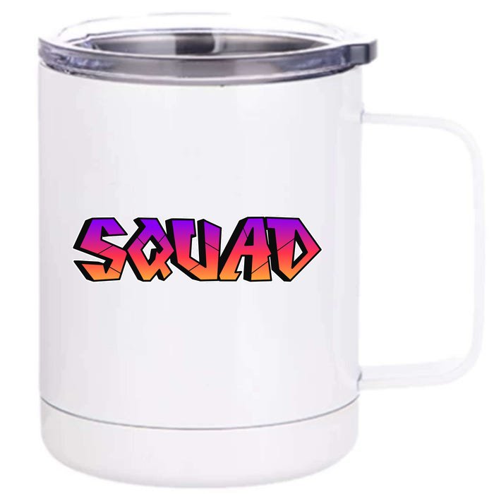 Squad Front & Back 12oz Stainless Steel Tumbler Cup