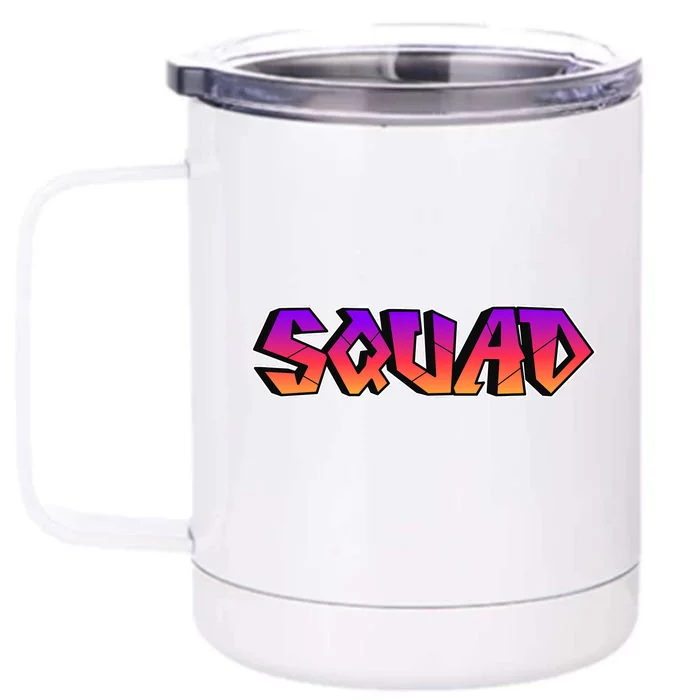 Squad Front & Back 12oz Stainless Steel Tumbler Cup