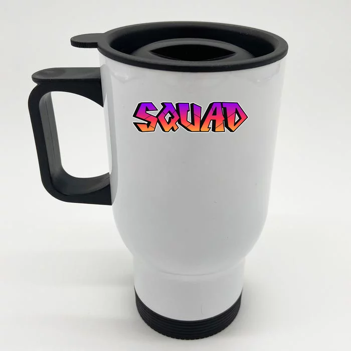 Squad Front & Back Stainless Steel Travel Mug