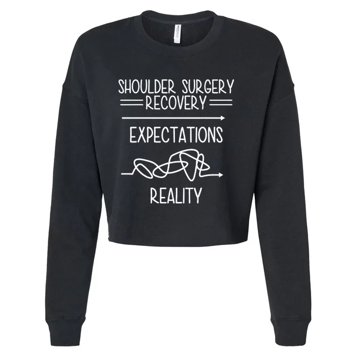 Shoulder Surgery Recovery Cropped Pullover Crew