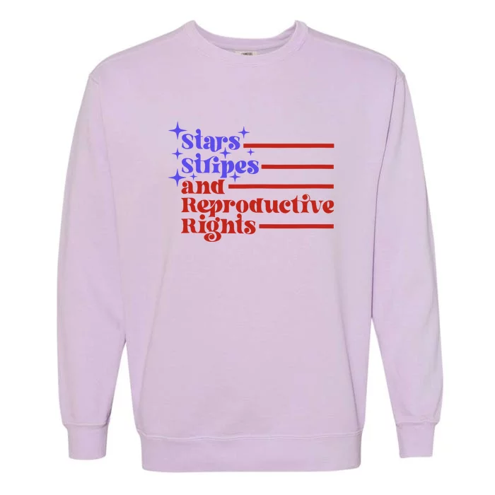 Stars Stripes Reproductive Rights Garment-Dyed Sweatshirt