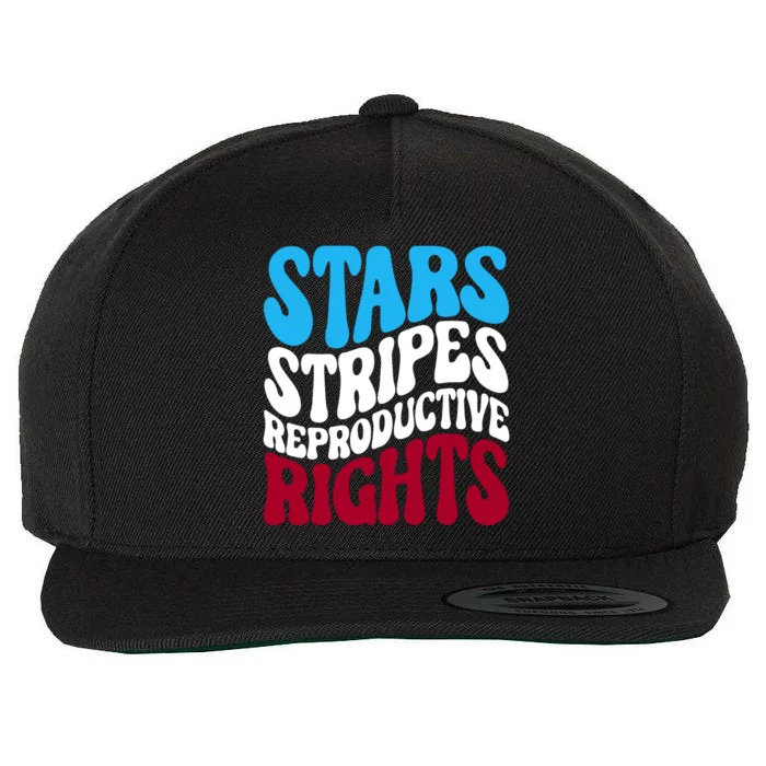 Stars Stripes Reproductive Rights Feminist USA Pro Choice Wool Snapback Cap