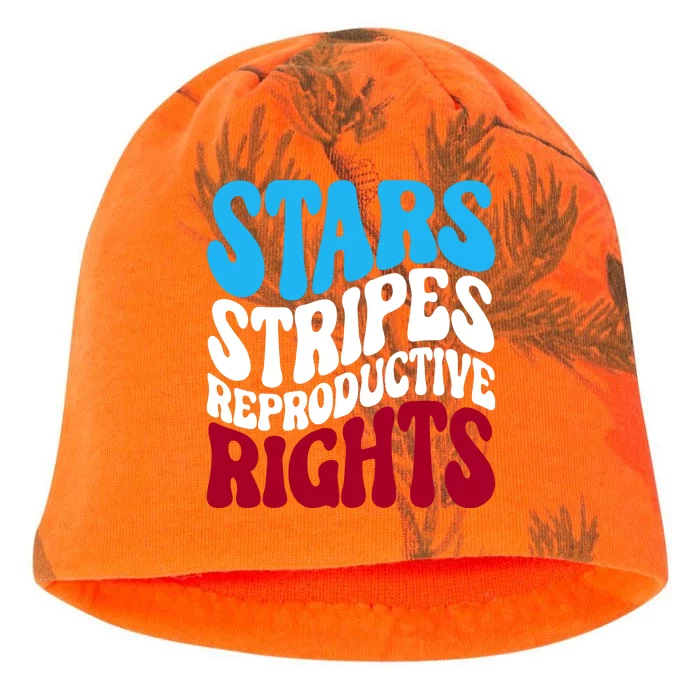 Stars Stripes Reproductive Rights Feminist USA Pro Choice Kati - Camo Knit Beanie