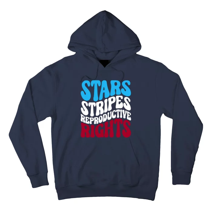 Stars Stripes Reproductive Rights Feminist USA Pro Choice Hoodie