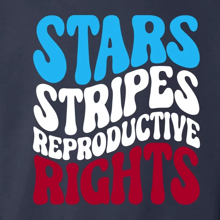 Stars Stripes Reproductive Rights Feminist USA Pro Choice Toddler Hoodie