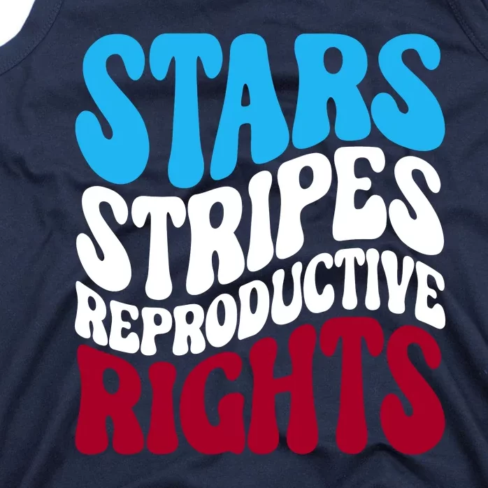 Stars Stripes Reproductive Rights Feminist USA Pro Choice Tank Top