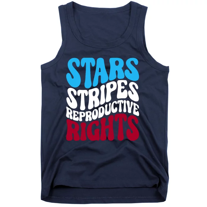 Stars Stripes Reproductive Rights Feminist USA Pro Choice Tank Top