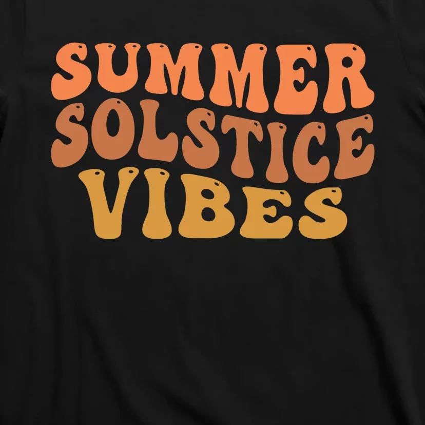 Summer Solstice Retro Wavy Vibe T-Shirt