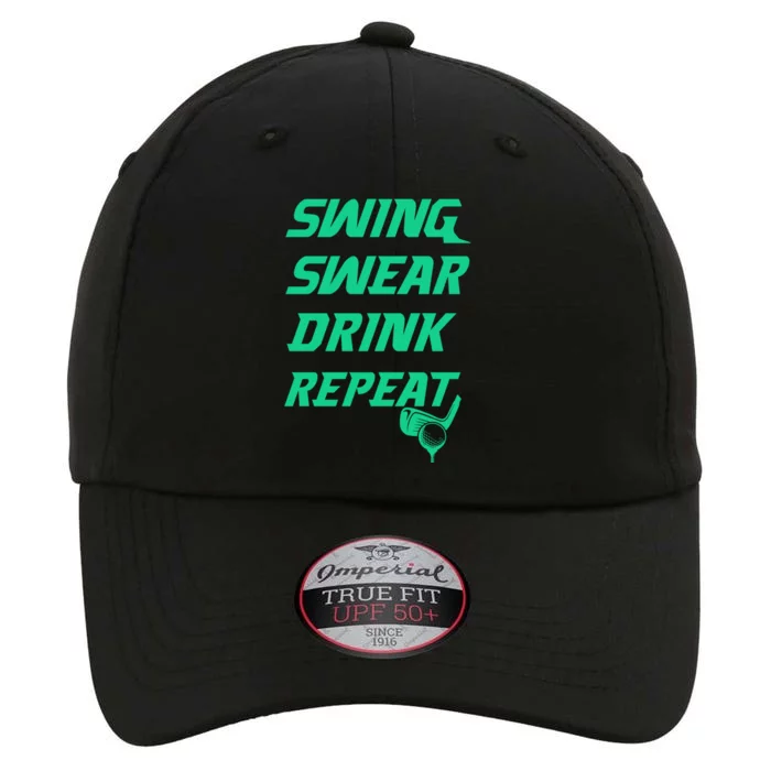 Swing Swear Repeat Golf Golfer Gag Gift Gift The Original Performance Cap