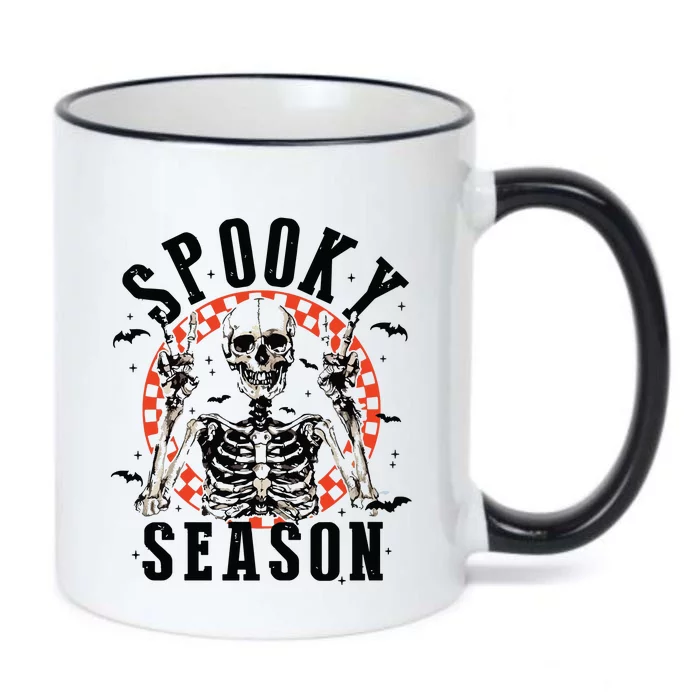 Spooky Season Retro Halloween Black Color Changing Mug