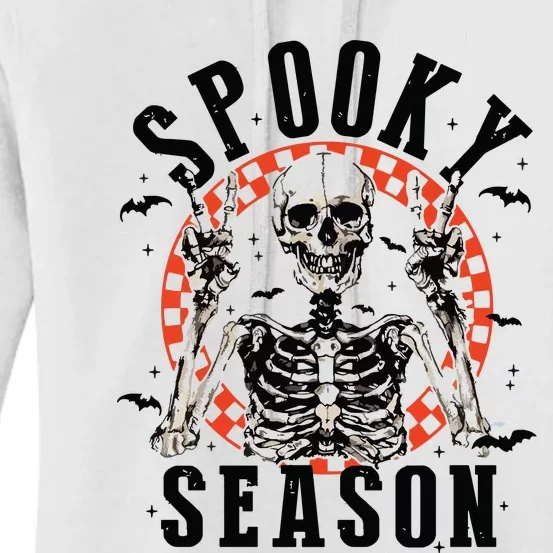 Spooky Season Retro Halloween Women's Pullover Hoodie