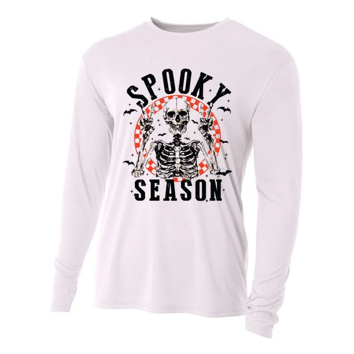 Spooky Season Retro Halloween Cooling Performance Long Sleeve Crew