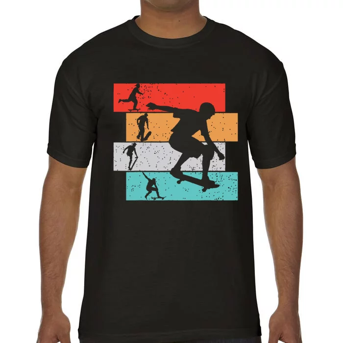 Skater Skateboarder Retro Skateboard Boy Comfort Colors T-Shirt