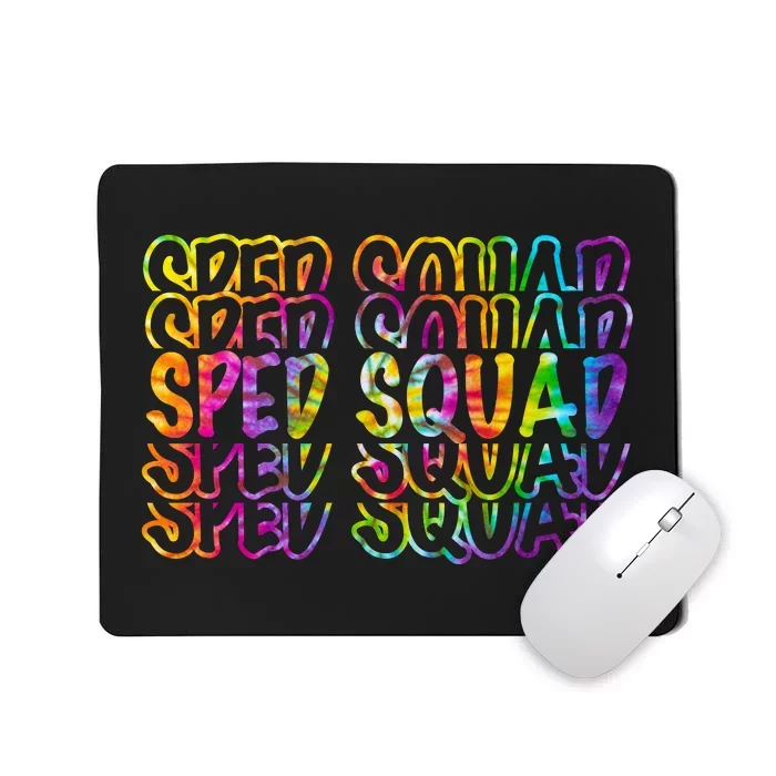 Sped Squad Rainbow Colorful Mousepad