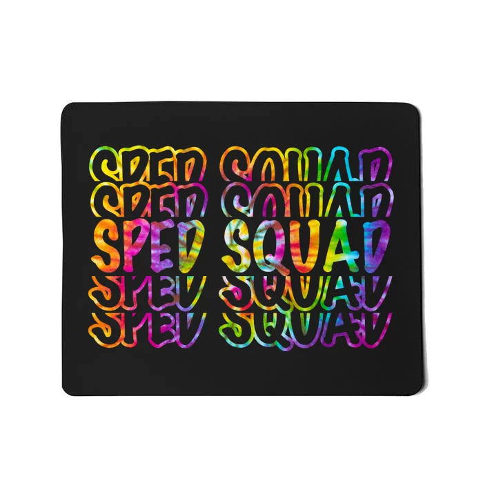 Sped Squad Rainbow Colorful Mousepad