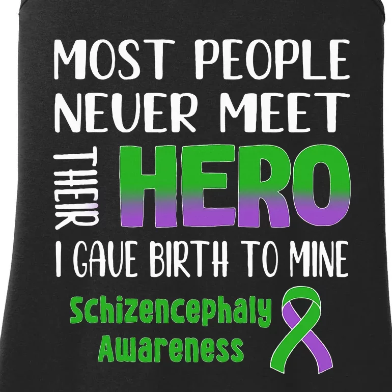 Supporting Schizencephaly Raise Awareness Ladies Essential Tank