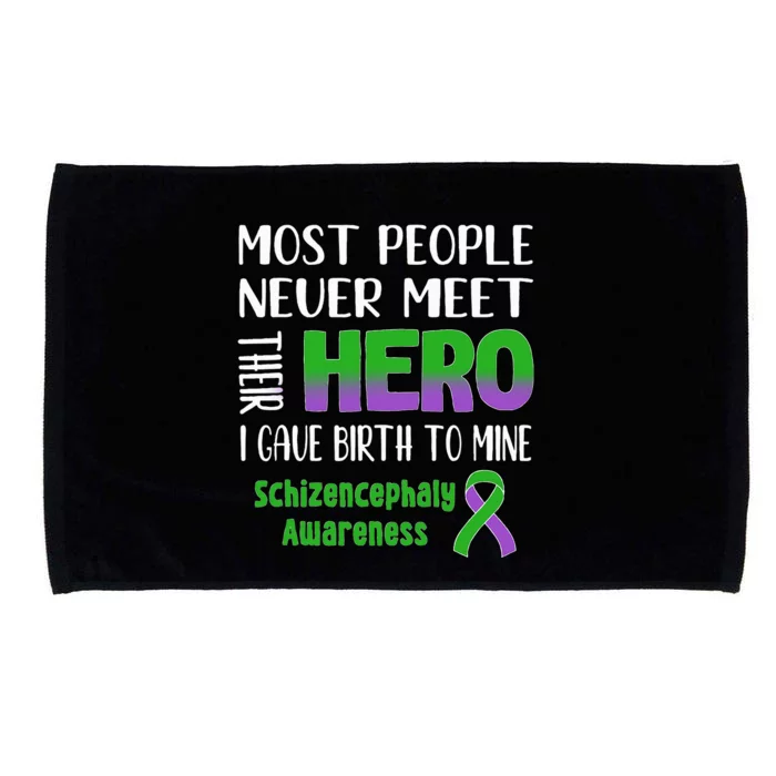 Supporting Schizencephaly Raise Awareness Microfiber Hand Towel