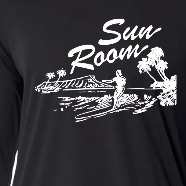 Sunroomtheband Sun Room Red Cooling Performance Long Sleeve Crew