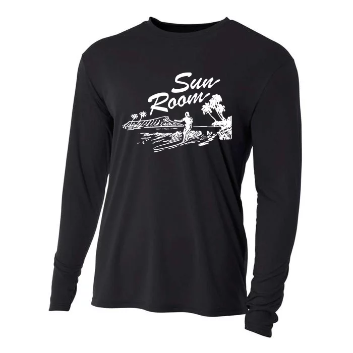 Sunroomtheband Sun Room Red Cooling Performance Long Sleeve Crew