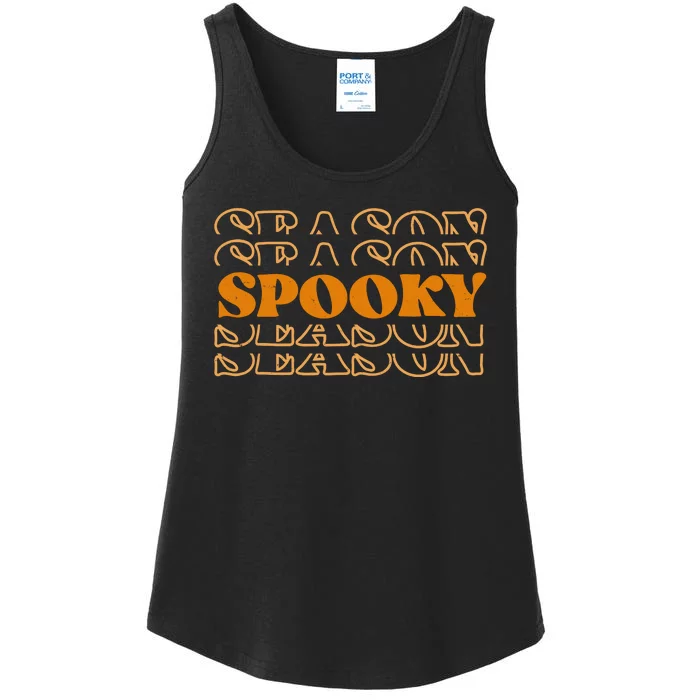 Spooky Season Retro Halloween Ladies Essential Tank