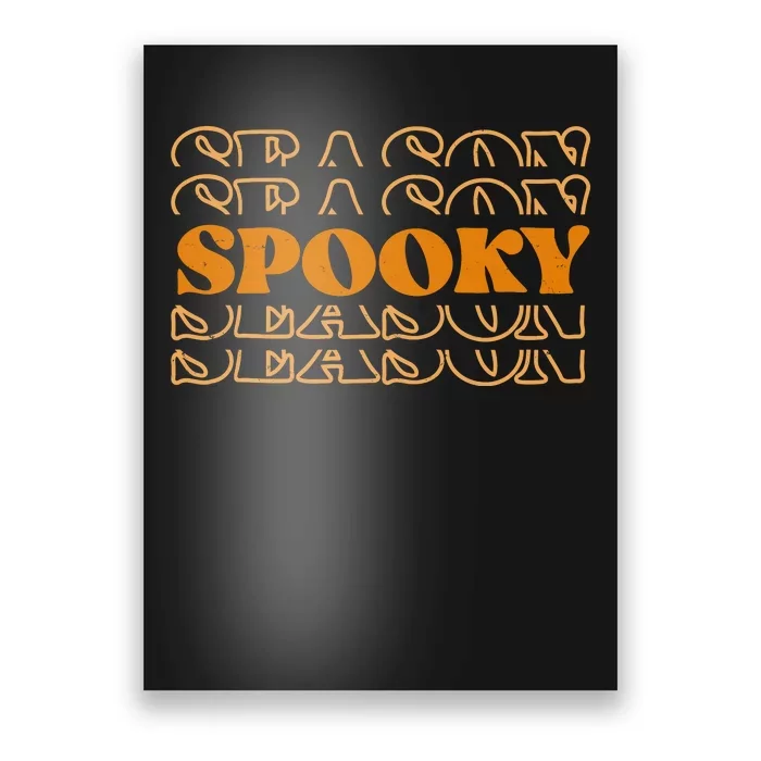 Spooky Season Retro Halloween Poster