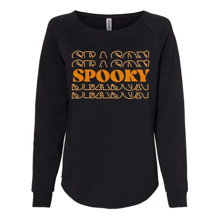 Spooky Season Retro Halloween Womens California Wash Sweatshirt