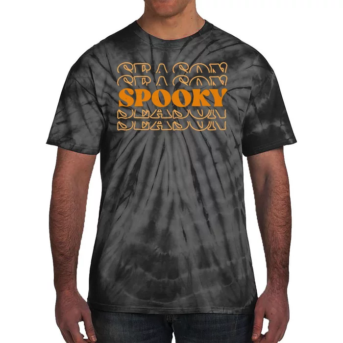 Spooky Season Retro Halloween Tie-Dye T-Shirt