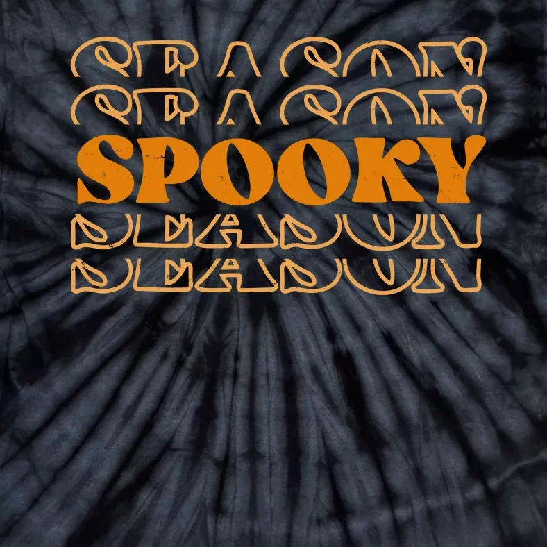 Spooky Season Retro Halloween Tie-Dye T-Shirt