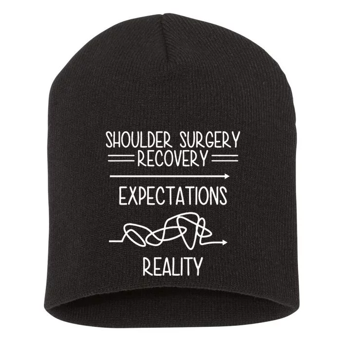 Shoulder Surgery Recovery Short Acrylic Beanie