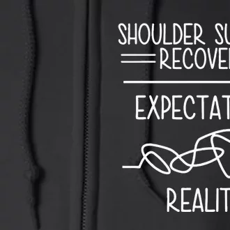 Shoulder Surgery Recovery Full Zip Hoodie