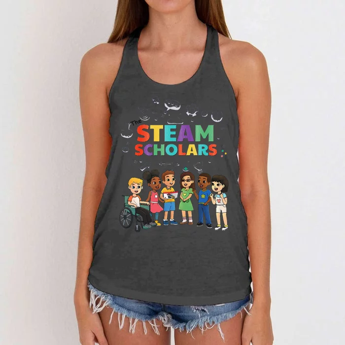 Steam Scholars Robotics Women's Knotted Racerback Tank