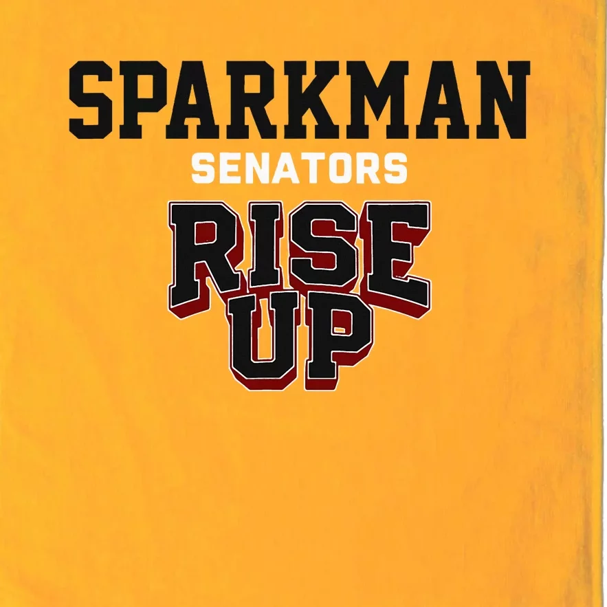 Sparkman Senators Rise Up Hs Platinum Collection Golf Towel