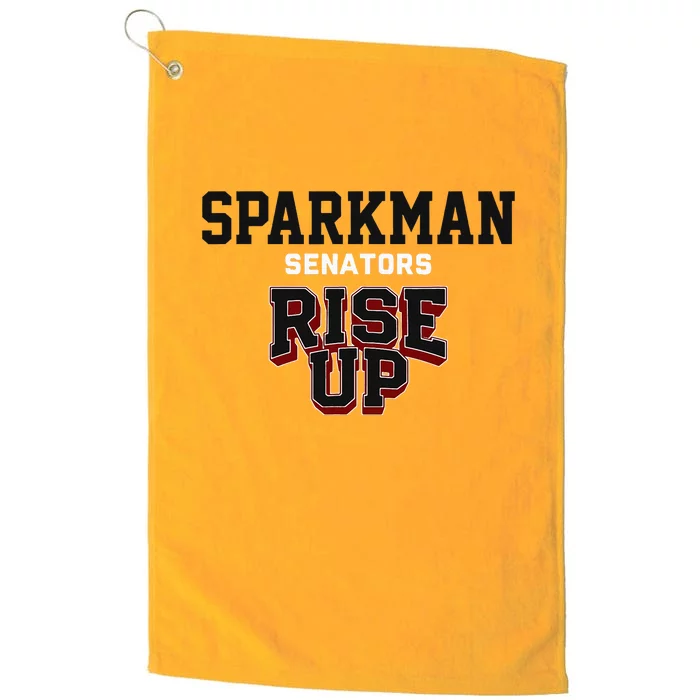 Sparkman Senators Rise Up Hs Platinum Collection Golf Towel