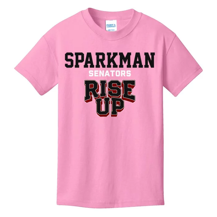 Sparkman Senators Rise Up Hs Kids T-Shirt